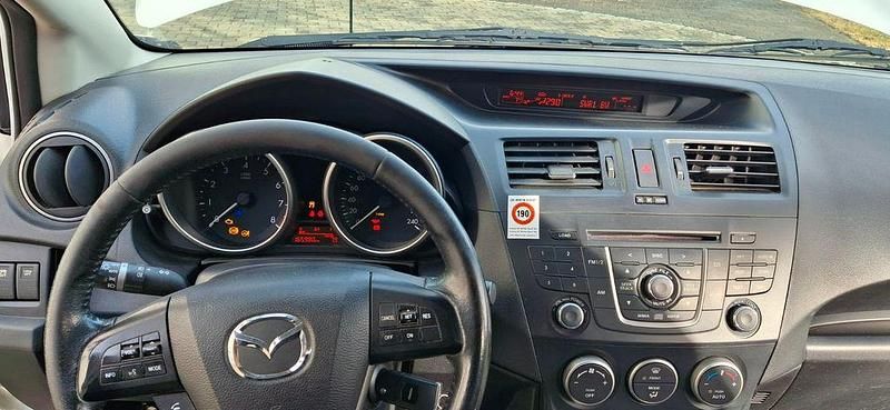 Gebraucht Mazda 5 Center-Line 150 PS (110 kW) 2012 Weiß Van / Kleinbus