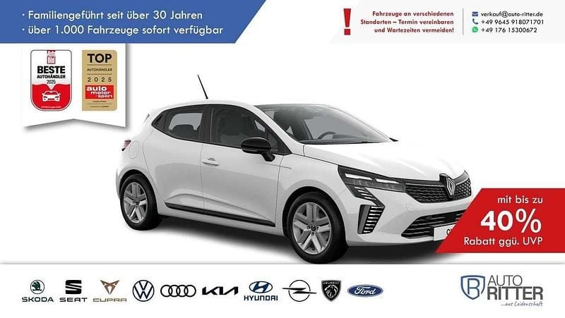 Arktisweiß Neu 2025 Renault Clio V Evolution Kleinwagen | 17.790 € (Guter Preis) - Bild 1/4