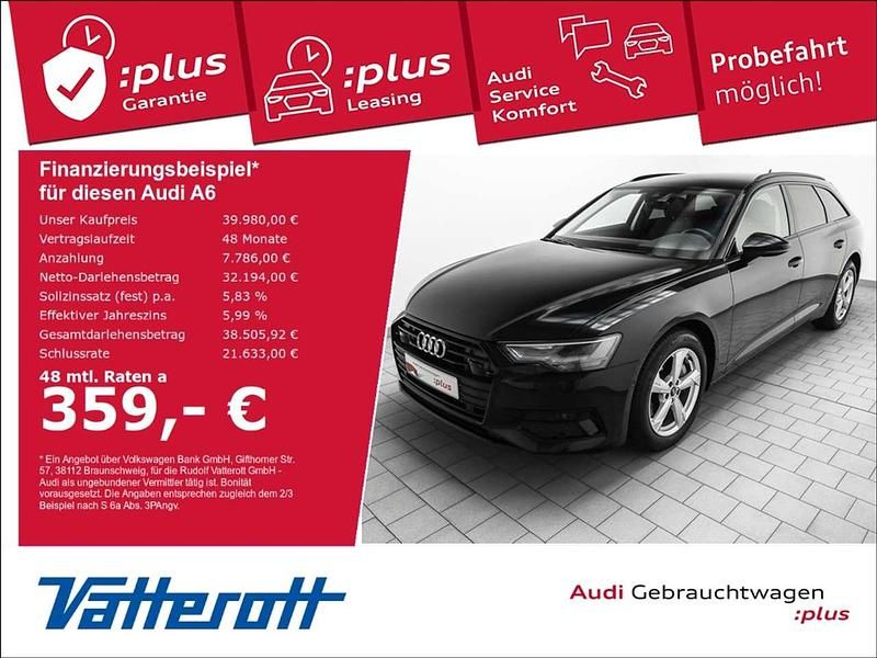 Schwarz Gebraucht 2022 Audi A6 Sport Kombi | 39.980 € (Fairer Preis) - Bild 1/4