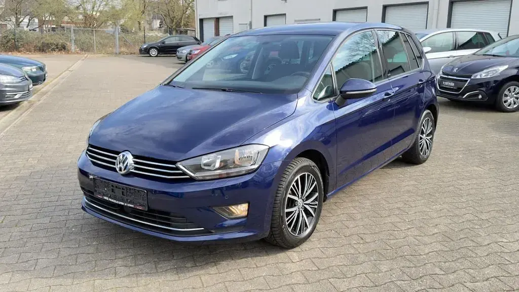 Gebraucht VW Golf Sportsvan Allstar 116 PS (85 kW) 2017 Blau Van / Kleinbus