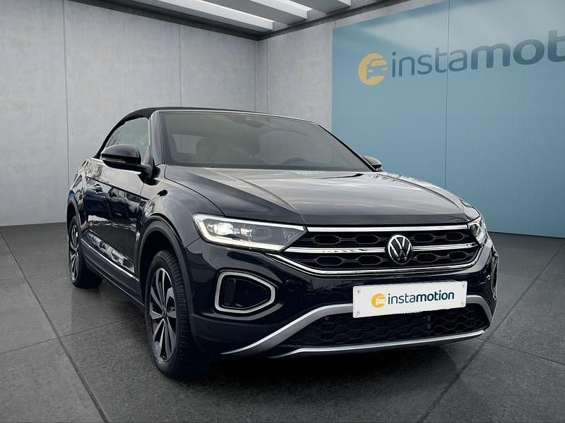 Gebraucht VW T-Roc Cabriolet 110 PS (80 kW) 2024 Schwarz Cabrio