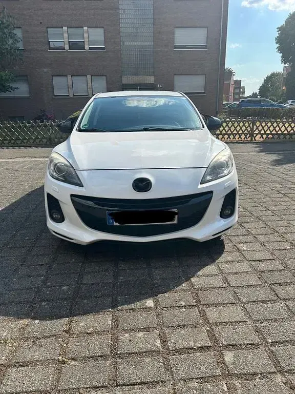Gebraucht Mazda 3 Sports-Line 150 PS (110 kW) 2012 Weiß Limousine