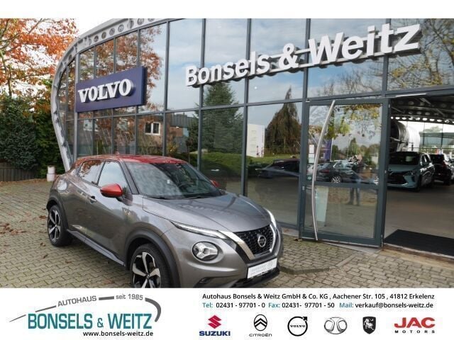 Grau metallic Gebraucht 2020 Nissan Juke Tekna SUV | 17.950 € (Fairer Preis) - Bild 1/4