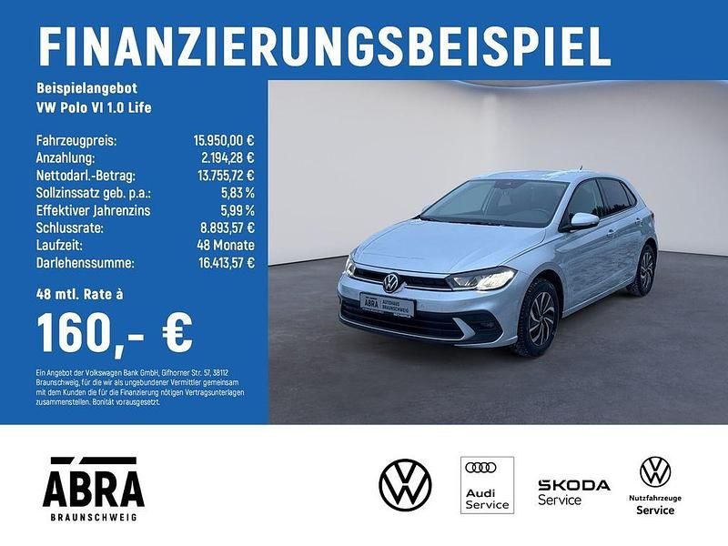 Gebraucht VW Polo Life 80 PS (58 kW) 2022 Silber Limousine
