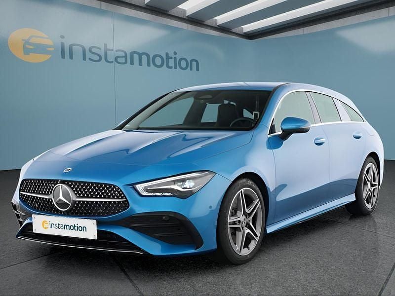 Blau Gebraucht 2024 Mercedes CLA200 Limousine | 36.249 € (Etwas zu teuer) - Bild 1/4