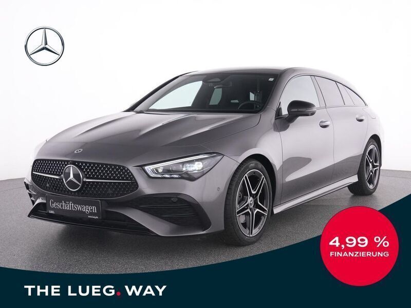 Grau metalliclack mountaingrau Gebraucht 2024 Mercedes CLA180 Shooting Brake AMG Kombi | 36.790 € - Bild 1/4