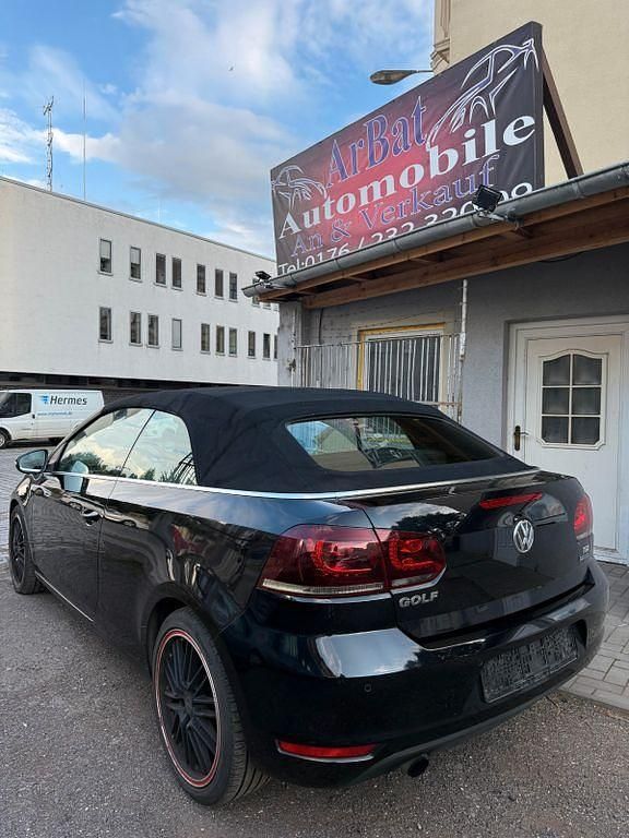 Schwarz Gebraucht 2011 VW Golf Cabriolet Basis Cabrio | 5.300 € (Superpreis) - Bild 1/4
