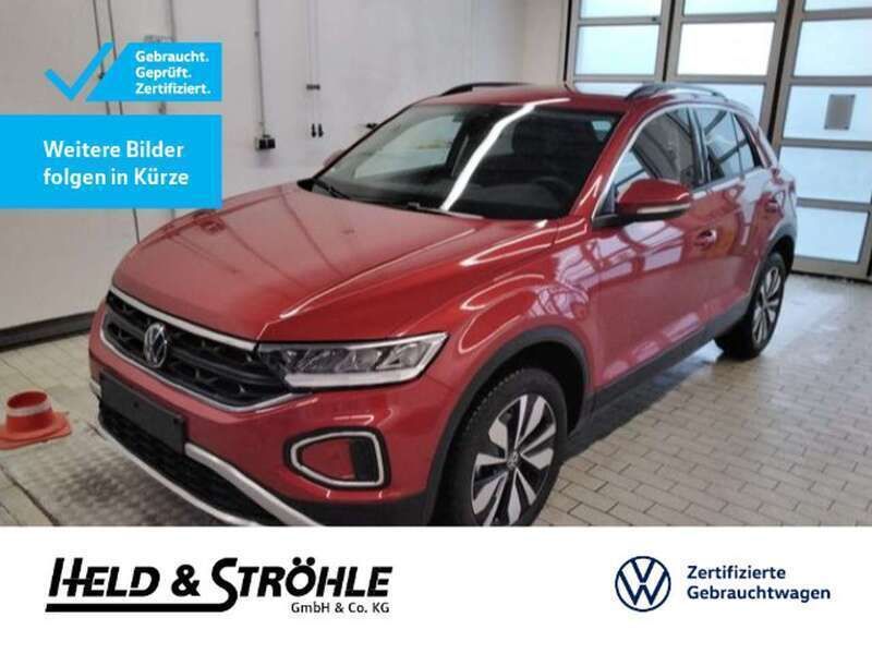 Kings red metallic (metallic) Gebraucht 2024 VW T-Roc Move SUV | 28.850 € (Fairer Preis) - Bild 1/3