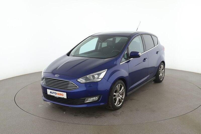 Blau Gebraucht 2016 Ford C-MAX Titanium Van / Kleinbus | 14.860 € (Fairer Preis) - Bild 1/4