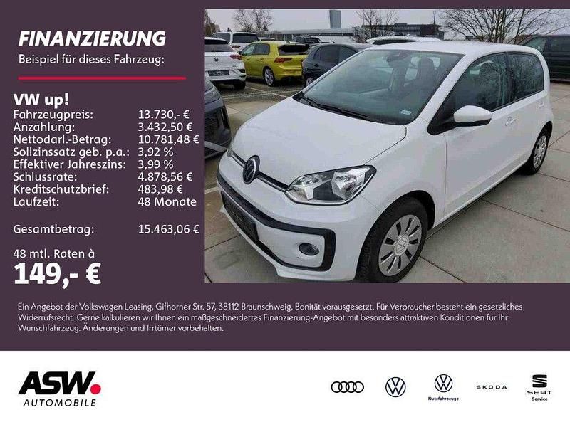 Gebraucht VW up! move up! 65 PS (47 kW) 2022 Pure white Kleinwagen
