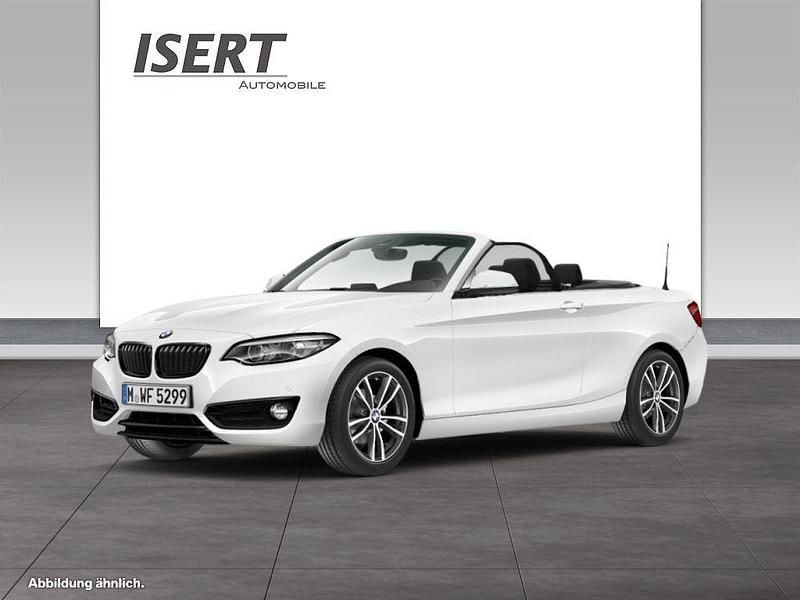 Weiß Gebraucht 2020 BMW 218 Sport Line Cabrio | 24.890 € (Etwas zu teuer) - Bild 1/4