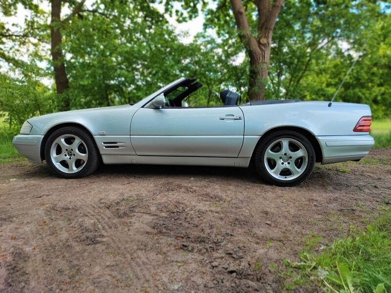 Silber Gebraucht 1998 Mercedes SL320 Cabrio | 13.950 € (Guter Preis) - Bild 1/4