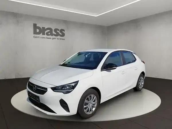 Jade weiß (uni) Gebraucht 2021 Opel Corsa Edition Limousine | 11.650 € (Guter Preis) - Bild 1/4