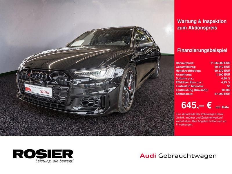 Mythosschwarz metallic Gebraucht 2024 Audi S6 Ambiente Kombi | 71.660 € (Fairer Preis) - Bild 1/4