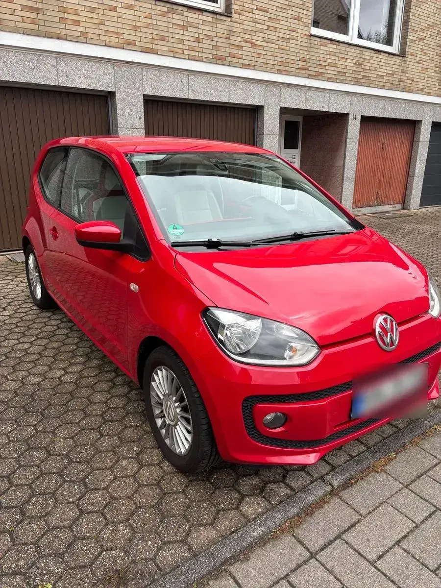 Gebraucht VW up! 75 PS (55 kW) 2014 Rot Kleinwagen
