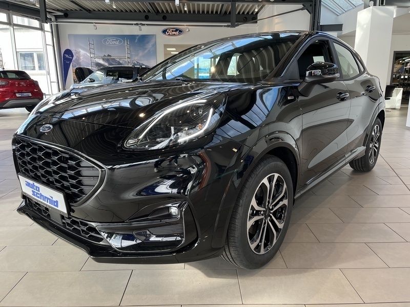 Obsidianschwarz Gebraucht 2024 Ford Puma ST-Line Coupé | 20.990 € (Superpreis) - Bild 1/4