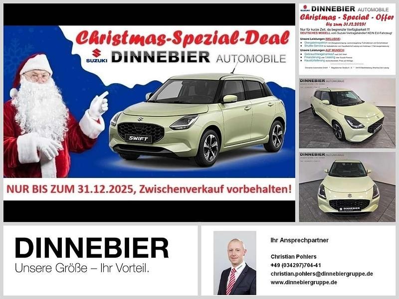 Gelb Neu 2025 Suzuki Swift Comfort+ Kleinwagen | 16.890 € - Bild 1/2