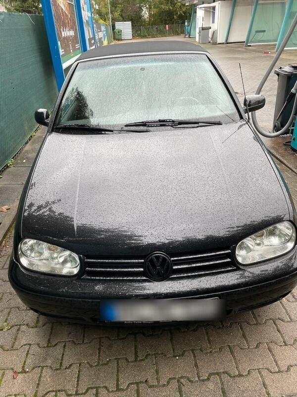 Schwarz Gebraucht 2002 VW Golf Cabriolet Cabrio | 2.450 € (Guter Preis) - Bild 1/4