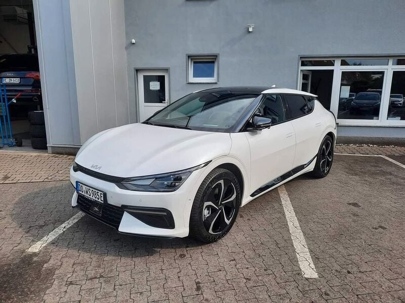 Gebraucht Kia EV6 GT-Line 239 kW (325 PS) 2023 (swp) snow white pearl m SUV
