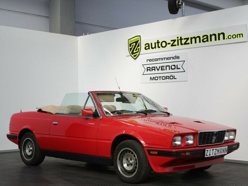 Maserati rosso Gebraucht 1986 Maserati Biturbo Cabrio | 22.900 € - Bild 1/4