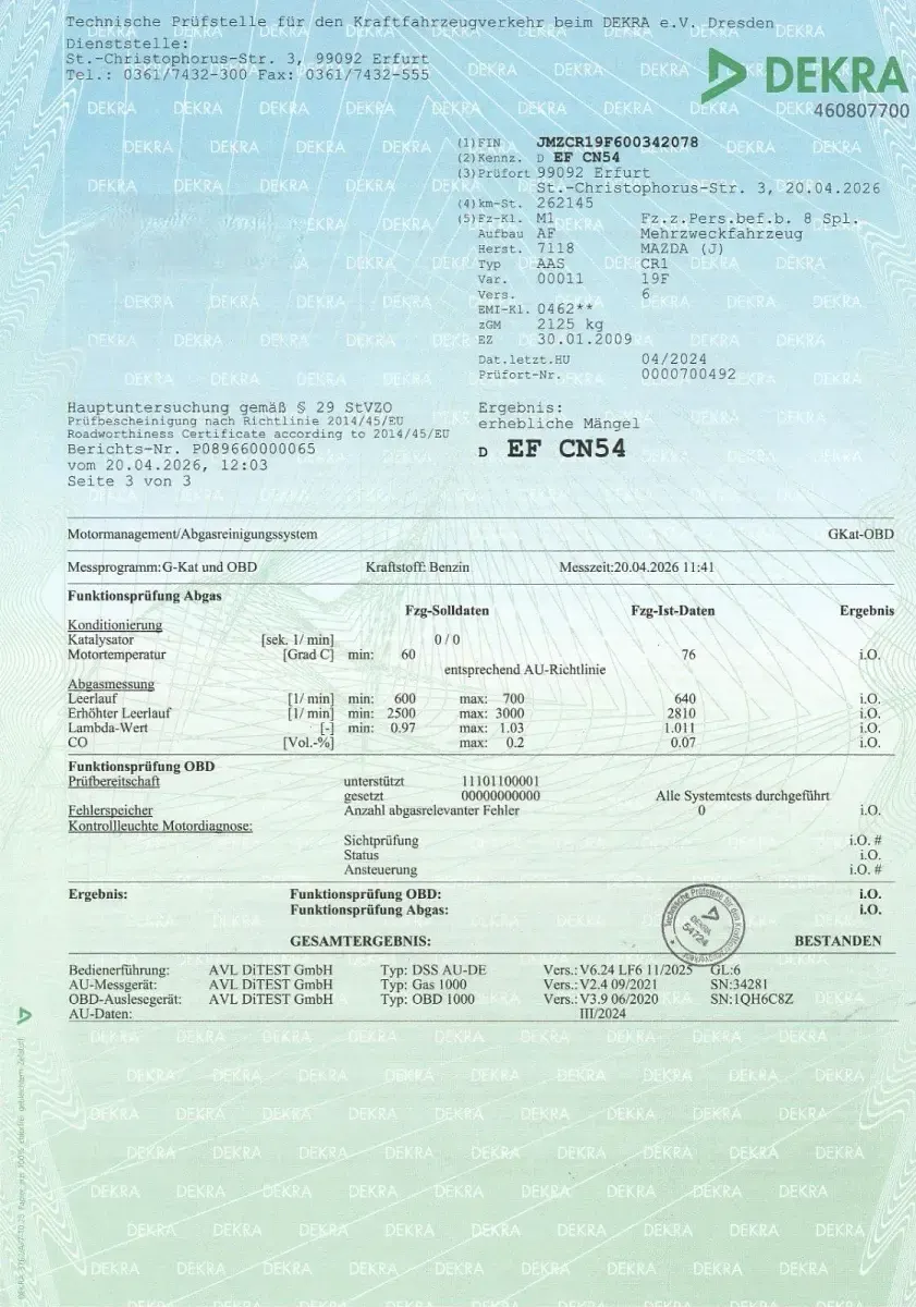 Gebraucht Mazda 5 146 PS (107 kW) 2009 Blau Van / Kleinbus