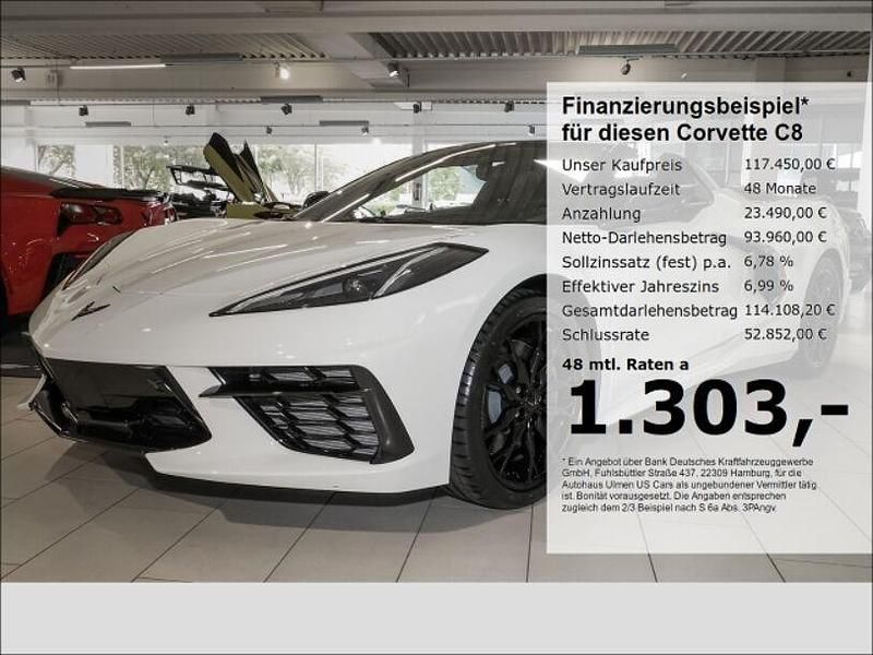 Weiss Neu 2025 Corvette C8 | 117.450 € - Bild 1/4
