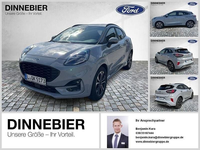 Fancy grau met Gebraucht 2022 Ford Puma Gen-E ST-Line X SUV | 18.489 € (Guter Preis) - Bild 1/4