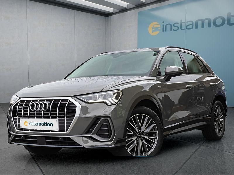 Grau Gebraucht 2021 Audi Q3 S-Line SUV | 38.699 € (Teuer) - Bild 1/4