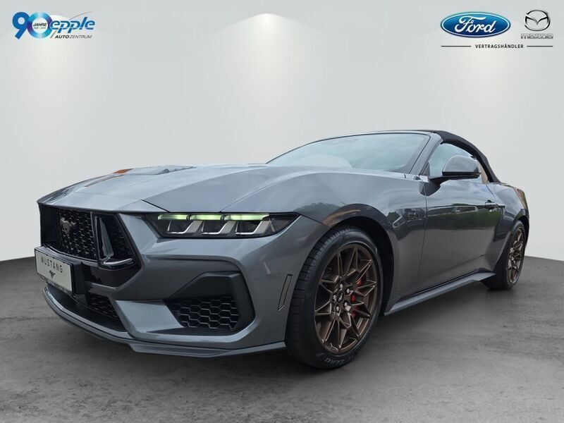 Carbonized grey metallic Neu 2025 Ford Mustang GT Convertible Cabrio | 66.990 € (Fairer Preis) - Bild 1/4