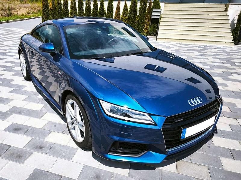 Blau Gebraucht 2015 Audi TT S-Line Coupé | 27.700 € (Teuer) - Bild 1/4