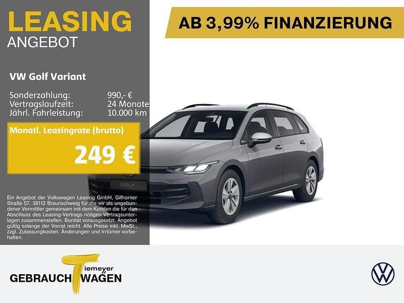Grau Gebraucht 2024 VW Golf VIII Life Kombi | 24.980 € (Guter Preis) - Bild 1/4