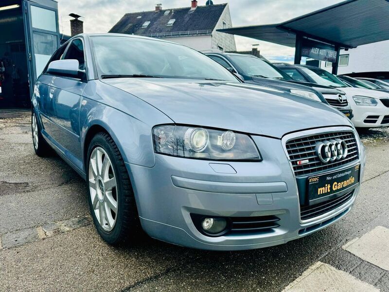 Grau Gebraucht 2008 Audi A3 Sportback S-Line Limousine | 4.990 € (Fairer Preis) - Bild 1/4