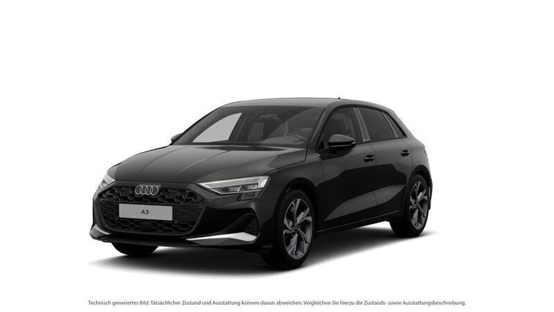 Neu Audi A3 Sportback Advanced Plus 150 PS (110 kW) 2025 Schwarz Kleinwagen