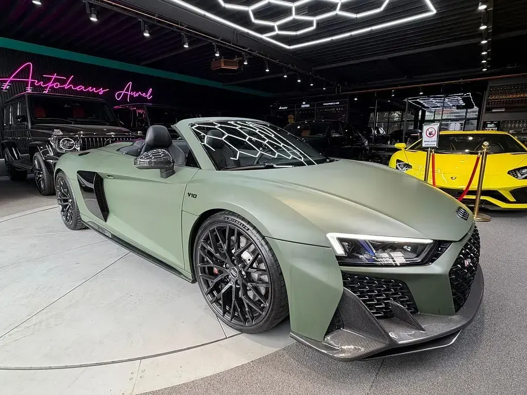 Gebraucht Audi R8 Spyder Sport 570 PS (419 kW) 2019 Grün Cabrio