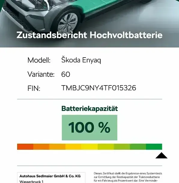 Gebraucht Skoda Enyaq iV 150 kW (204 PS) 2025 Silber SUV