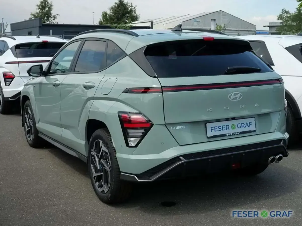 Neu Hyundai Kona N Line 150 PS (110 kW) 2026 Mirage green SUV