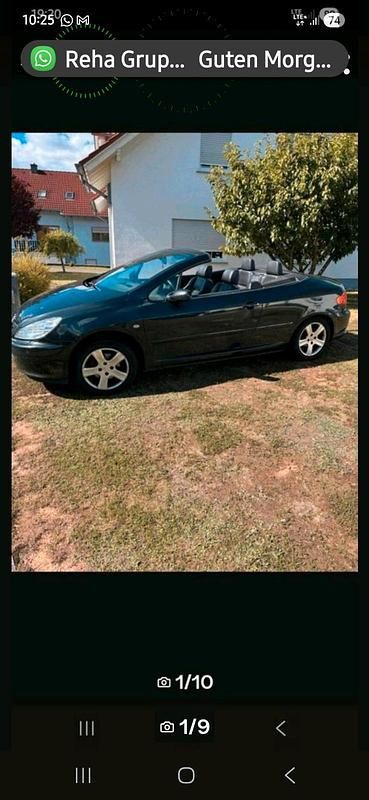 Gebraucht Peugeot 307 CC 138 PS (101 kW) 2003 Schwarz Cabrio