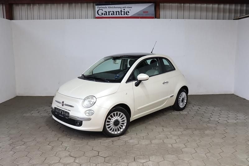 Gebraucht Fiat 500 Lounge 69 PS (50 kW) 2011 Weiß Kleinwagen