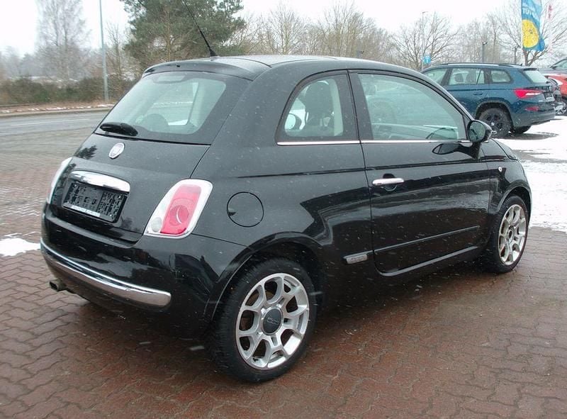 Gebraucht Fiat 500 Lounge 101 PS (74 kW) 2008 Schwarz Kleinwagen