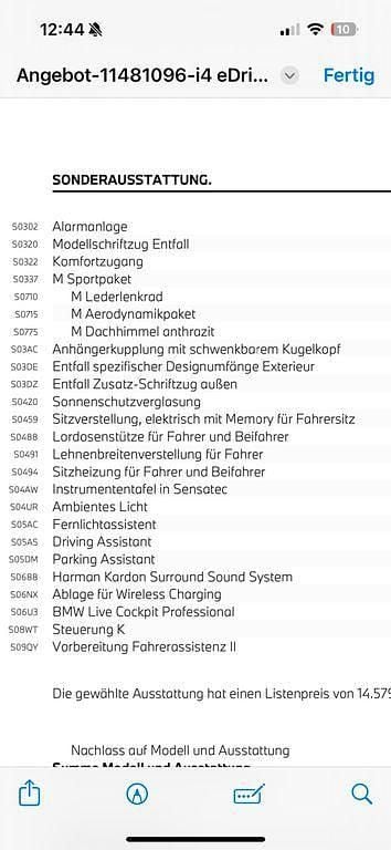 Gebraucht BMW i4 Performance 250 kW (340 PS) 2024 Schwarz Limousine