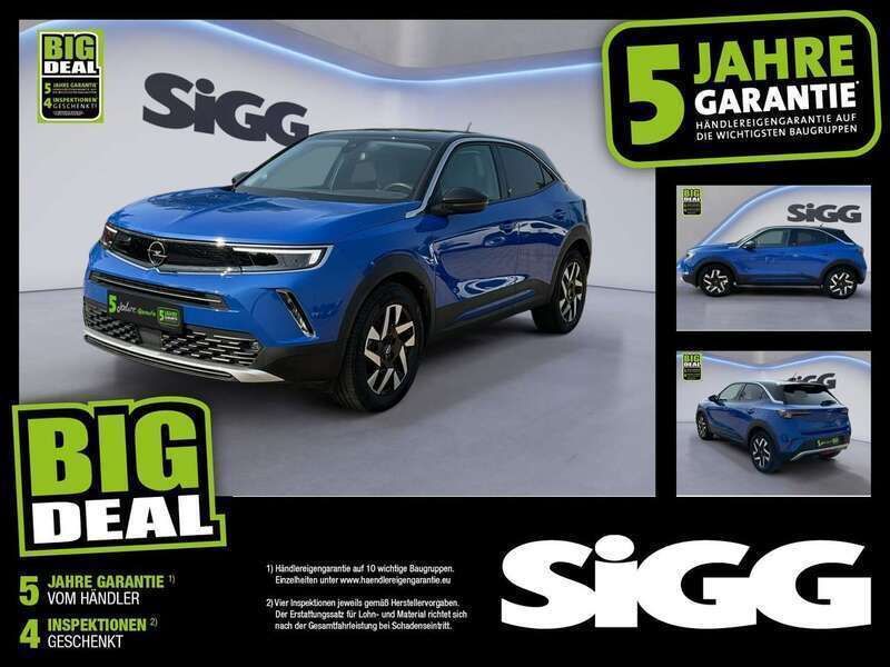 Perl blau/voltaik blau Gebraucht 2021 Opel Mokka-e Elegance SUV | 17.980 € (Fairer Preis) - Bild 1/4