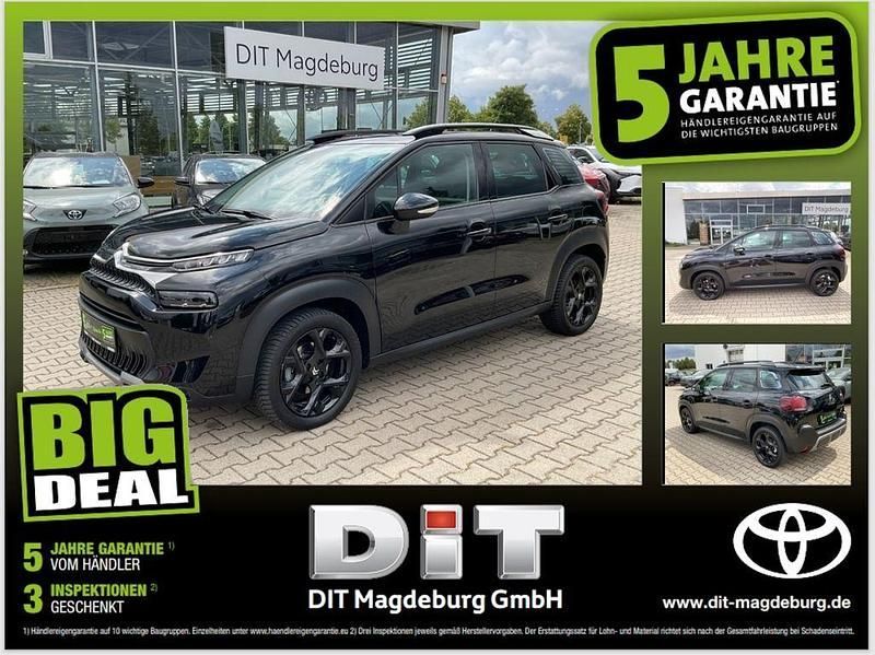 Schwarz perla nera/typ aussenv Gebraucht 2023 Citroën C3 Aircross Shine SUV | 17.990 € (Fairer Preis) - Bild 1/4