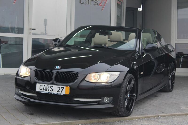 Schwarz Gebraucht 2011 BMW 320 Cabriolet Comfort Edition Cabrio | 9.490 € (Guter Preis) - Bild 1/4