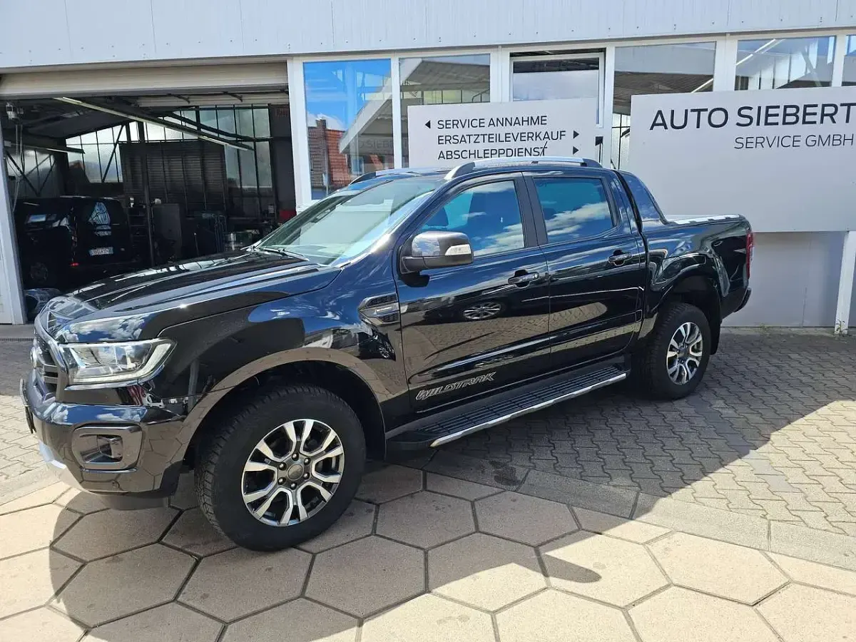 Gebraucht Ford Ranger Wildtrack 212 PS (155 kW) 2022 Obsidianschwarz metallic Pickup