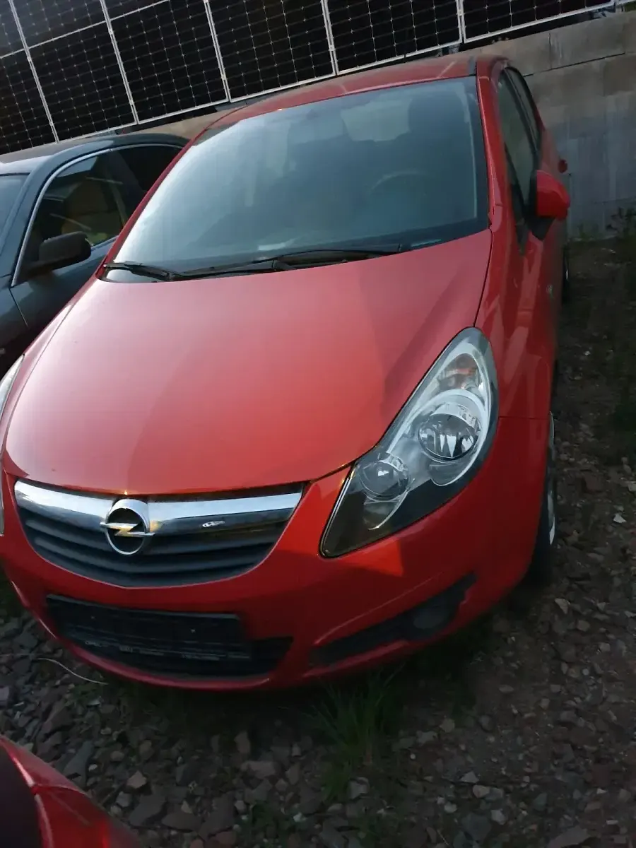 Gebraucht Opel Corsa 69 PS (50 kW) 2008 Rot Kleinwagen
