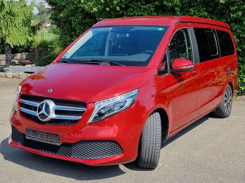 Rot Gebraucht 2020 Mercedes V220 Marco Polo Van / Kleinbus | 55.400 € (Fairer Preis) - Bild 1/4
