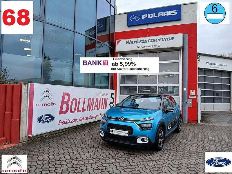 Gebraucht Citroën C3 Feel 82 PS (60 kW) 2021 Blau Kleinwagen