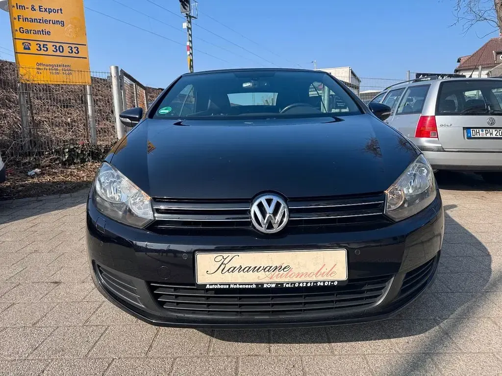 Gebraucht VW Golf Cabriolet 105 PS (77 kW) 2011 Schwarz Cabrio