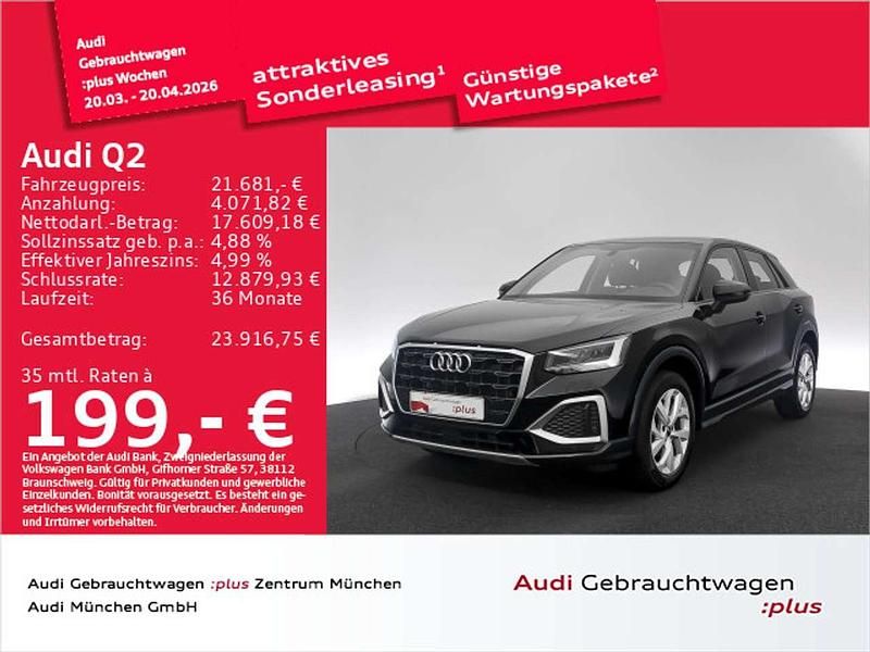 Gebraucht Audi Q2 Advanced Plus 150 PS (110 kW) 2023 Brillantschwarz SUV