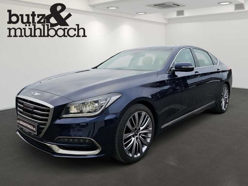 Royal blue Gebraucht 2018 Genesis G80 Limousine | 24.480 € - Bild 1/4
